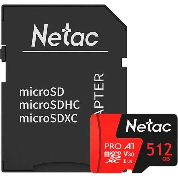 Ýat karty Netac Extreme Pro P500 512 GB.