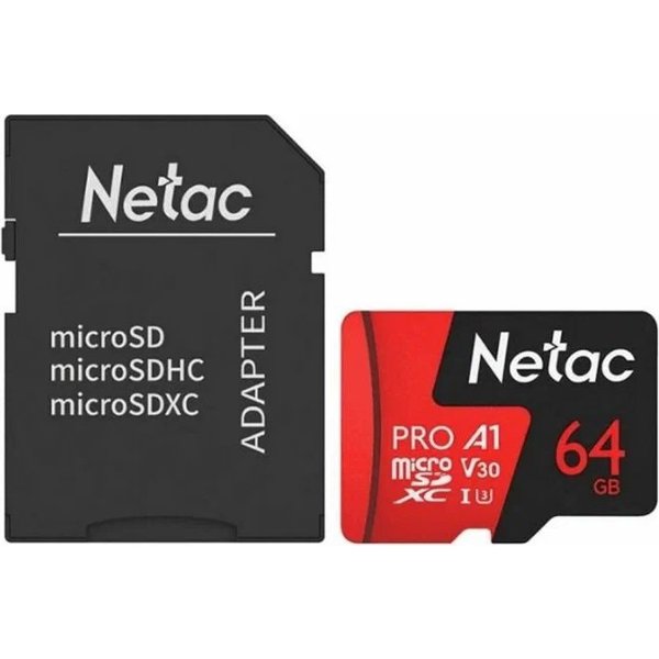 Ýat karty Netac Extreme Pro P500 64 GB.