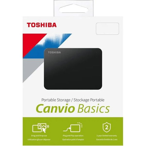 Daşarky gaty disk Toshiba Canvio Basics HDTB440EK3CA 4 TB. Gara