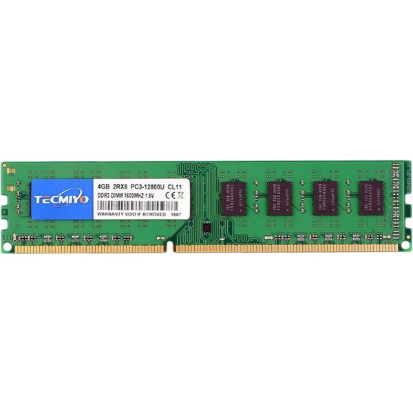 RAM Tecmiyo PC3-12800U 4GB
