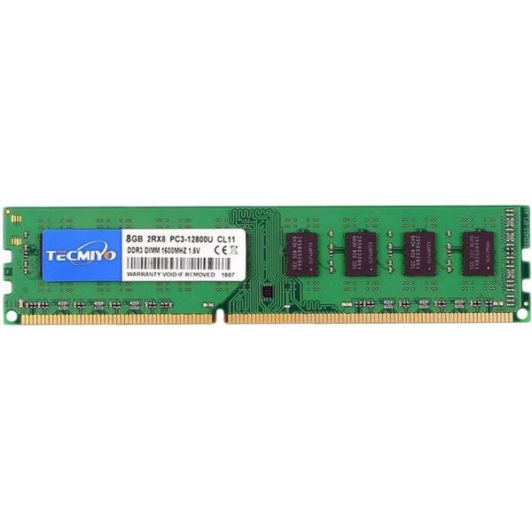 RAM Tecmiyo  PC3-12800U 8 GB.