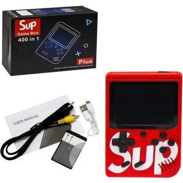 Oýun konsoly SUP Game Box Plus 10 MB. Gyzyl