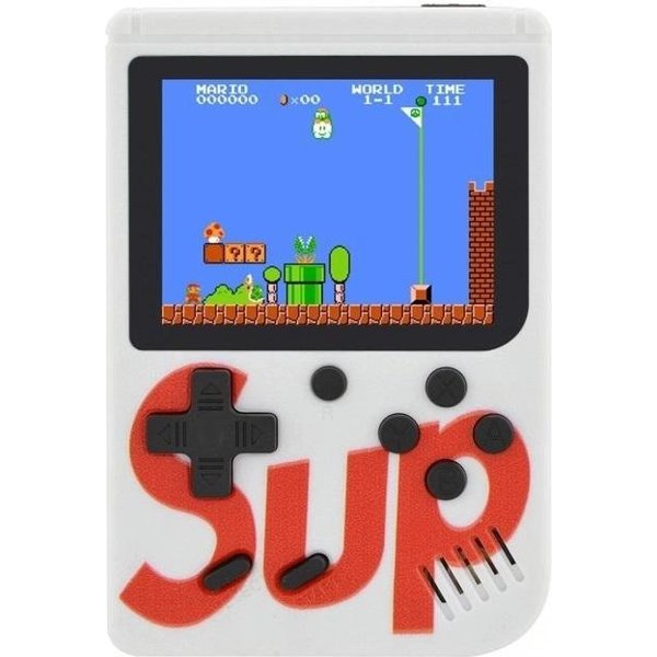 Oýun konsoly SUP Game Box Plus 10 MB. Ak