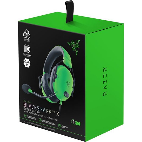 Nauşnik Razer Blackshark V2 X Ýaşyl