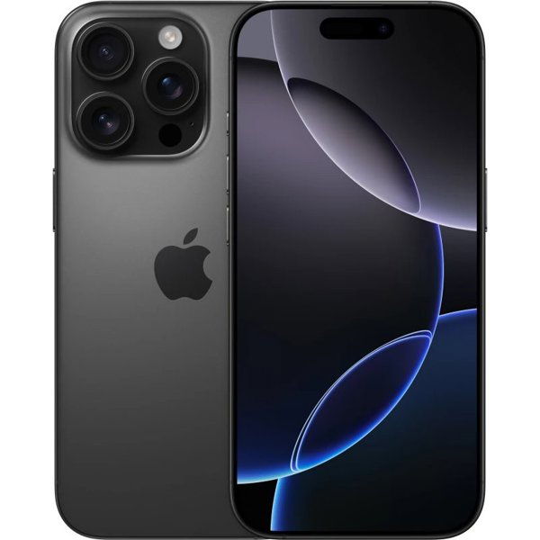 Öýjukli telefon Apple iPhone 16 Pro Max 8GB 256 GB. Gara titan